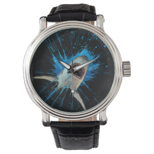 SHARK WATER SPLASH OCEAN WATCH