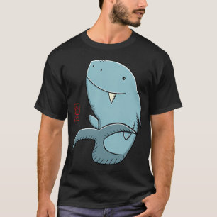 Shark Waving Hello - Cute Shark - Funny Illustrati T-Shirt