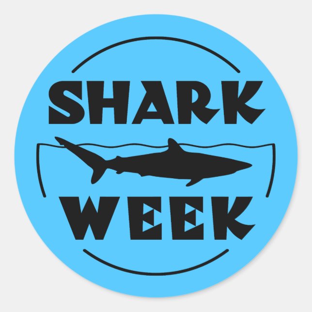 Shark Week Classic Round Sticker (Front)