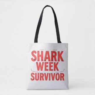 Shark Week Survivor Tote Bag