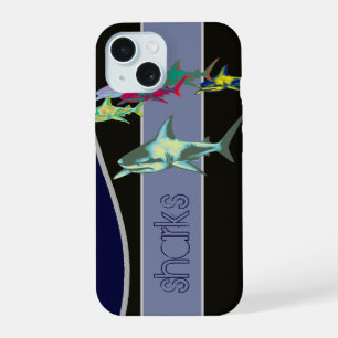 shark - wild animals iPhone 15 case