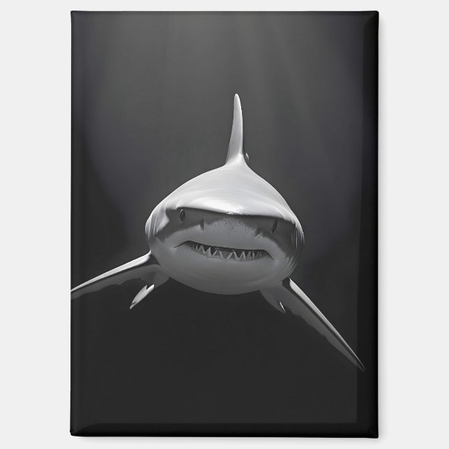 Shark Wildlife Majestic Nature Life Ocean Poster Magnet (Front)