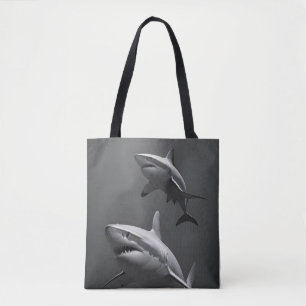 Shark Wildlife Majestic Nature Life Wallpaper Tote Bag