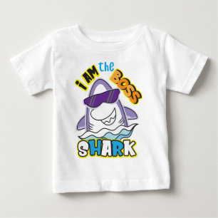 Shark with glasses baby T-Shirt