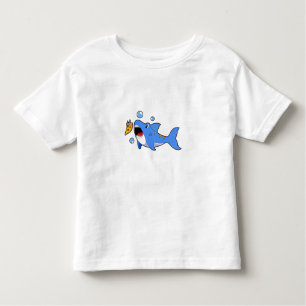 Shark with Pizza as Bait Toddler T-Shirt