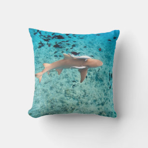 Shark with shark-babies cushion