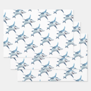 Shark Wrapping Paper Sheet