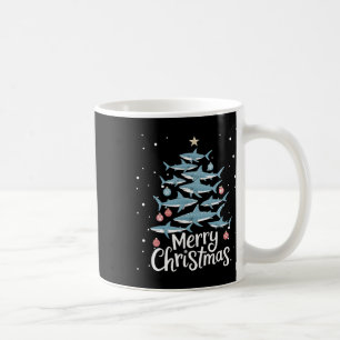 Shark Xmas Tree Sharks Christmas Tree Merry Dogmas Coffee Mug