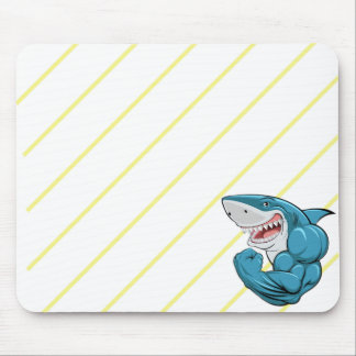 "Shark Zone Mouse Pad – Fierce Focus, Ocean Style"