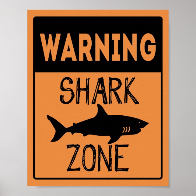 Shark Zone Poster (Front)