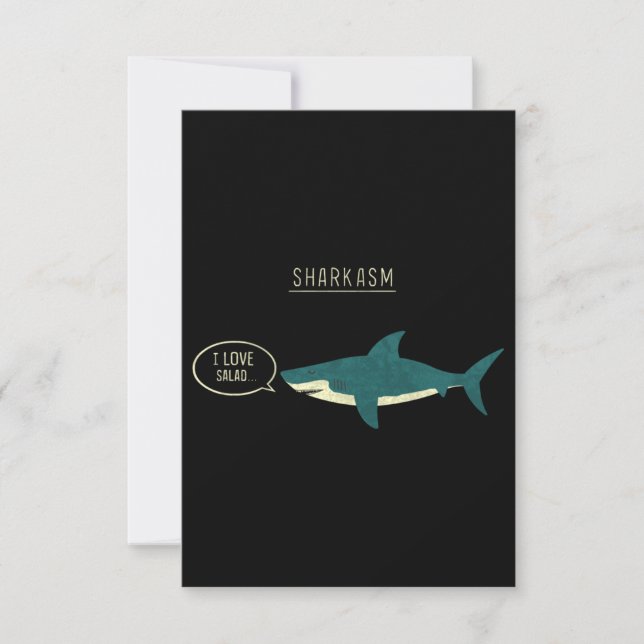 Sharkasm Classic Card (Front)