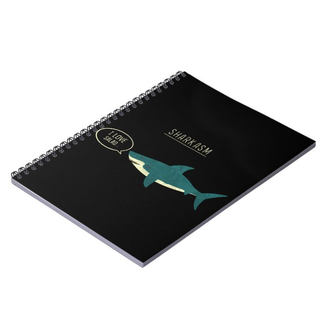 Sharkasm Classic Notebook (Left Side)