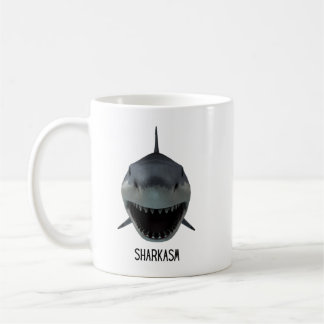 sharkasm coffee mug