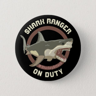 Sharkey d'Shark "Sharkey Attack" Wearable Button