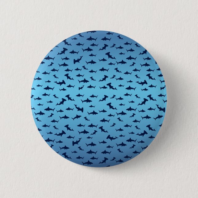 Sharks 6 Cm Round Badge (Front)