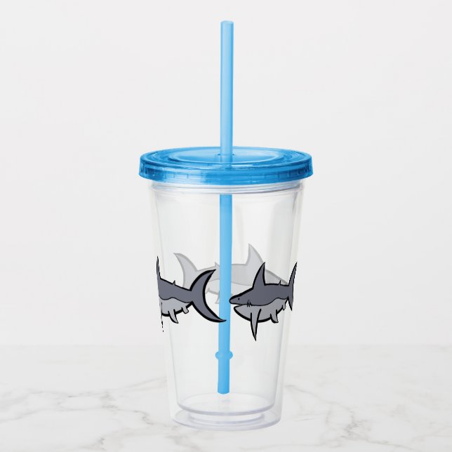 Sharks Acrylic Tumbler (Right)