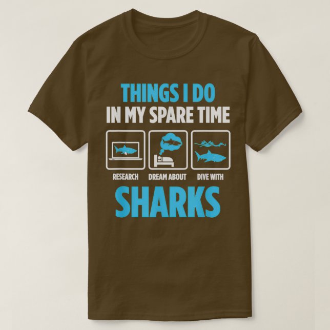Sharks And Fish Funny Whale Shark T-Shirt (Design Front)