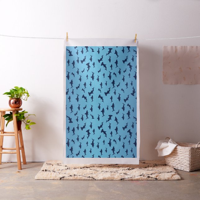 Sharks and Hammerheads Fabric (In Situ)