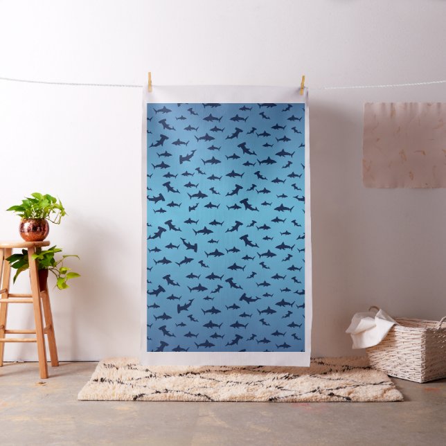 Sharks and Hammerheads Fabric (In Situ)
