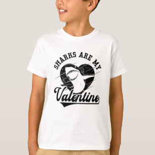 Sharks Are My Valentine Dive Freediver Freediving T-Shirt