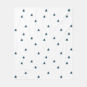 Sharks attention! fleece blanket