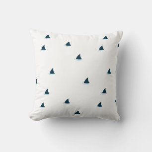 Sharks attention throw pillow