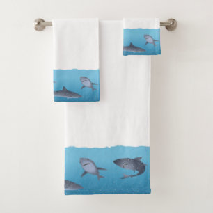 Sharks Bath Towel Set