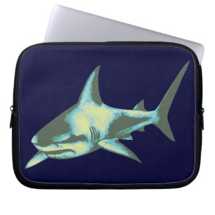sharks, be careful laptop sleeve