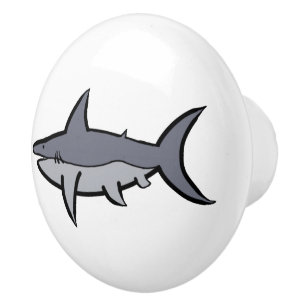Sharks Ceramic Knob