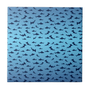 Sharks Ceramic Tile
