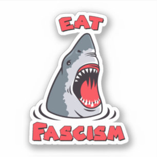 Sharks Eat Fascism Anti-Fascist