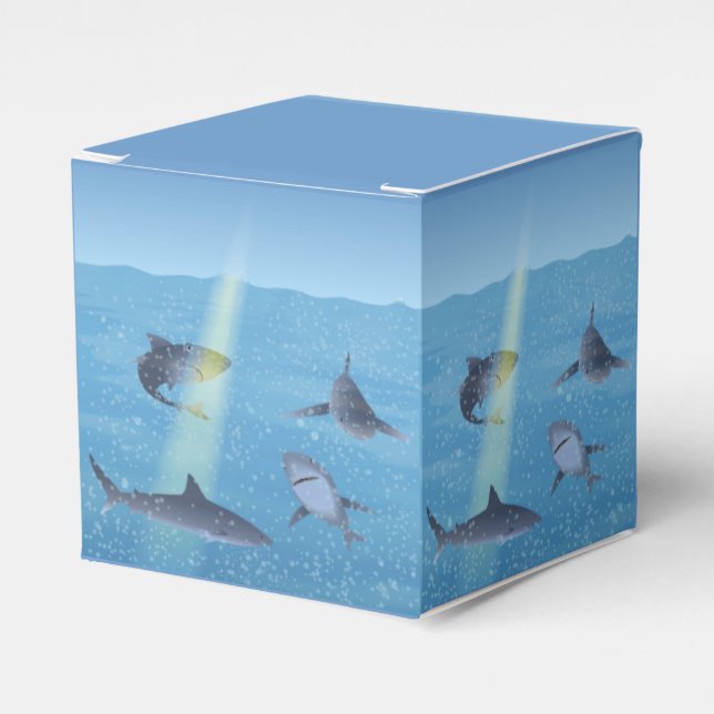 Sharks Favour Box (Front Side)
