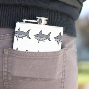 Sharks Hip Flask