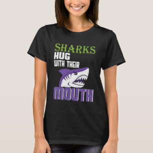 Sharks hug with their mouth great White Shark 1 T-Shirt