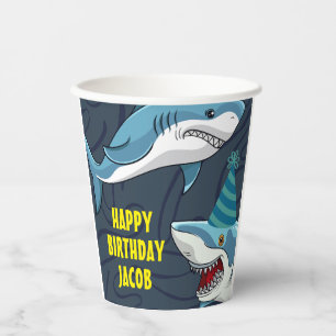 Sharks in Disguise Child Birthday Paper Cups