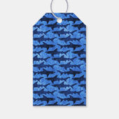 Sharks in the Deep Blue Sea Gift Tags (Front)