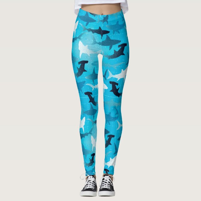 sharks! - leggings (Front)