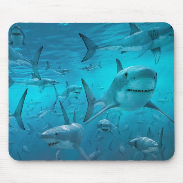 Sharks Mouse Pad (Front)