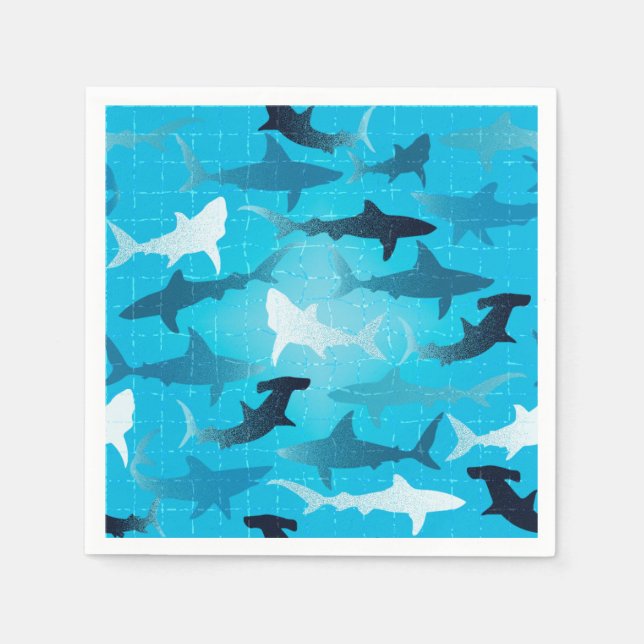 sharks! napkin (Front)