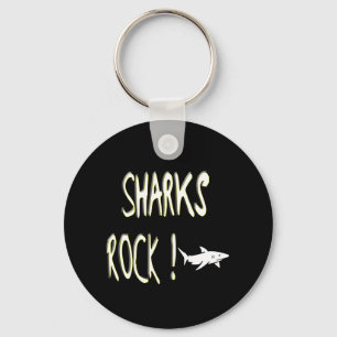 Sharks Rock! Keychain