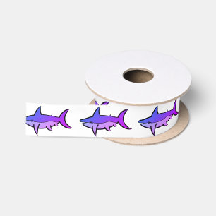 Sharks Satin Ribbon