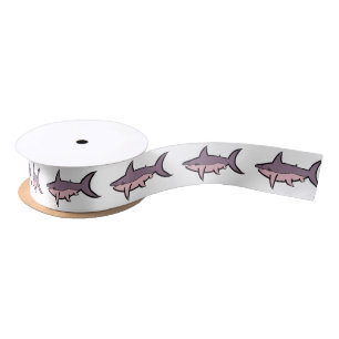 Sharks Satin Ribbon