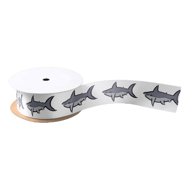 Sharks Satin Ribbon (Spool)