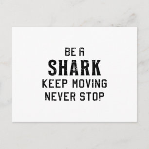 Sharks Shark Fin Fish Ocean Sea Cool Funny Gift Postcard