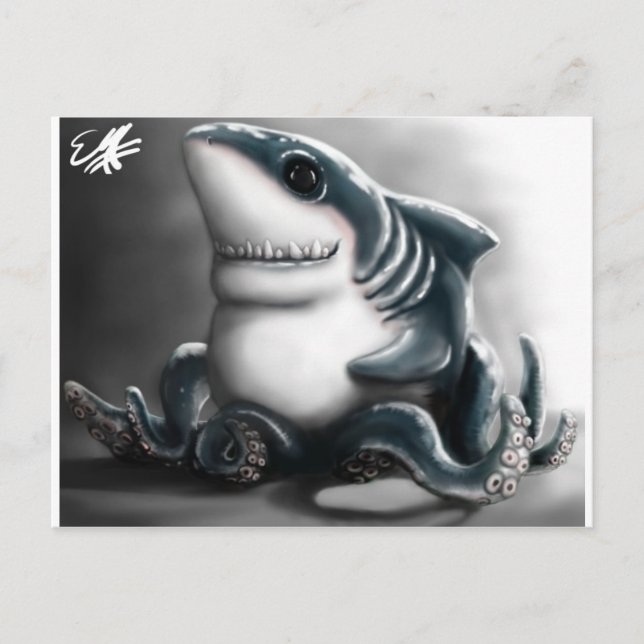 SHARKTOPUS POSTCARD (Front)