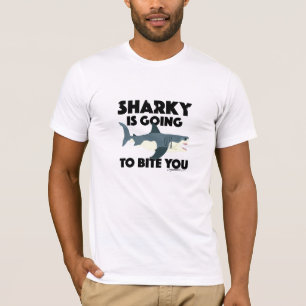 Sharky Is Going To Bite You Design - Bella+Canvas T-Shirt