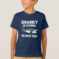 Sharky Is Going To Bite You Design - Kids' Basic T