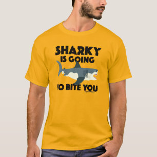 Sharky Is Going To Bite You Design - Men's Basic T T-Shirt