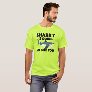 Sharky Is Going To Bite You Design - Men's Basic T T-Shirt
