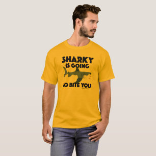 Sharky Is Going To Bite You Design - Men's Basic T T-Shirt